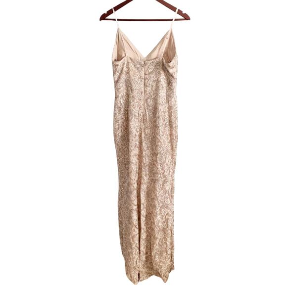 Vince Camuto Sequin Floral A Line Gown 6 NEW - Picture 4 of 7